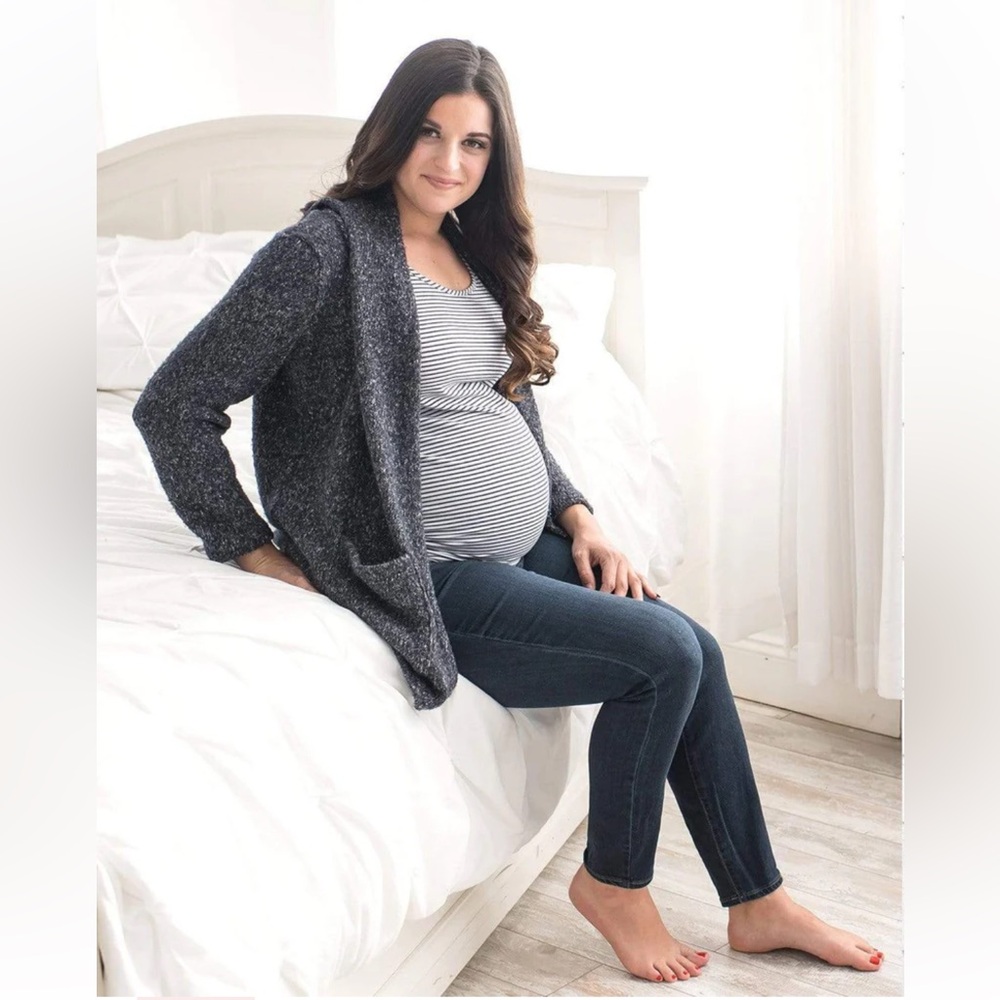 Tupelo Honey maternity Open Front Cardigan